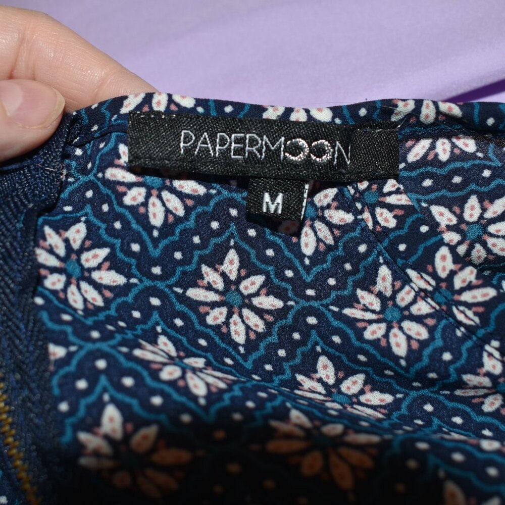 Papermoon Larie Crew Neck Blouse Size M - Picture 5 of 5